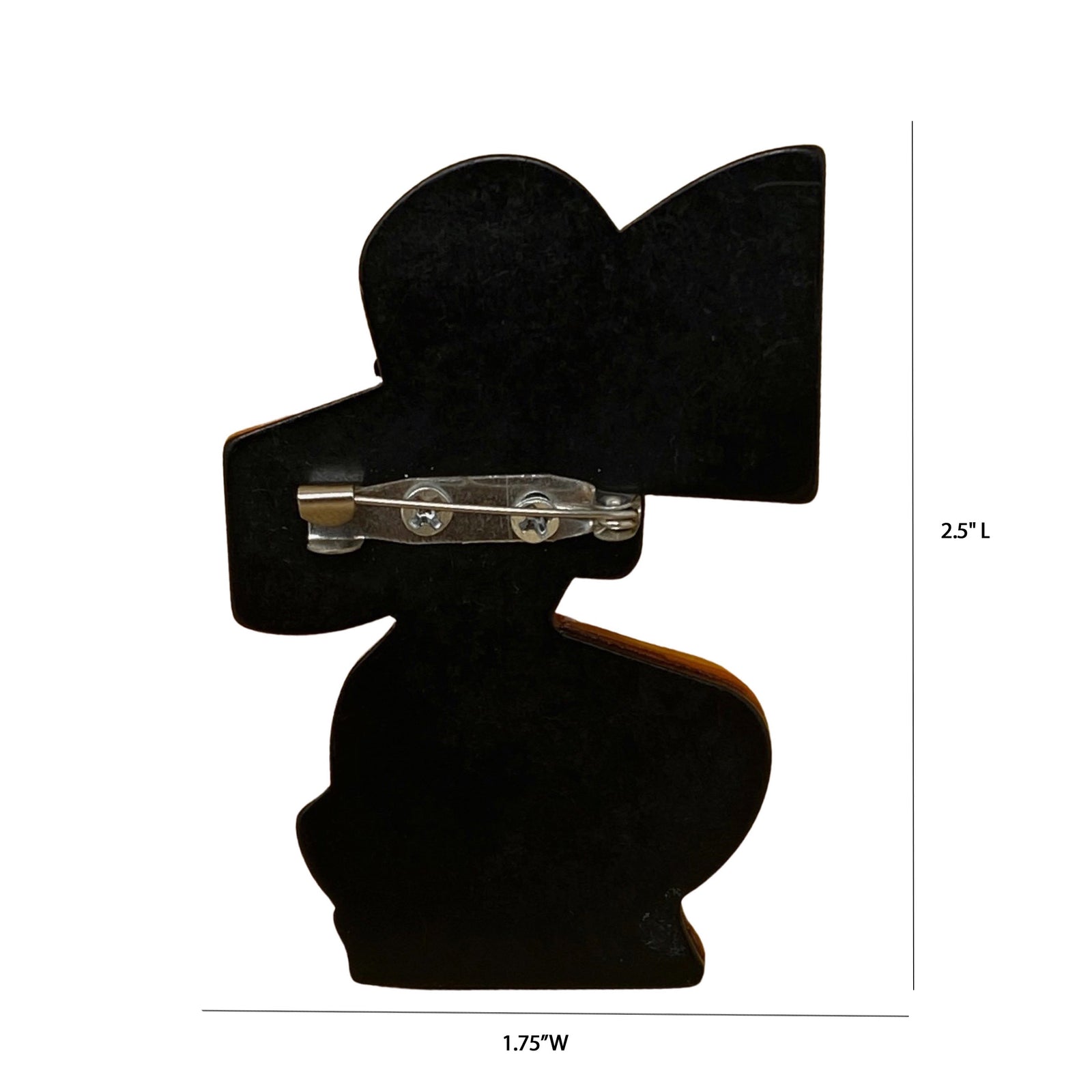 Wrapables Acrylic Fashion Brooch Pin for Sweaters, Coats, Scarves, and Bags