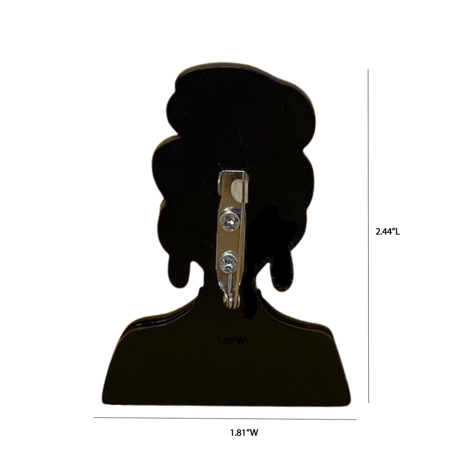 Wrapables Acrylic Fashion Brooch Pin for Sweaters, Coats, Scarves, and Bags