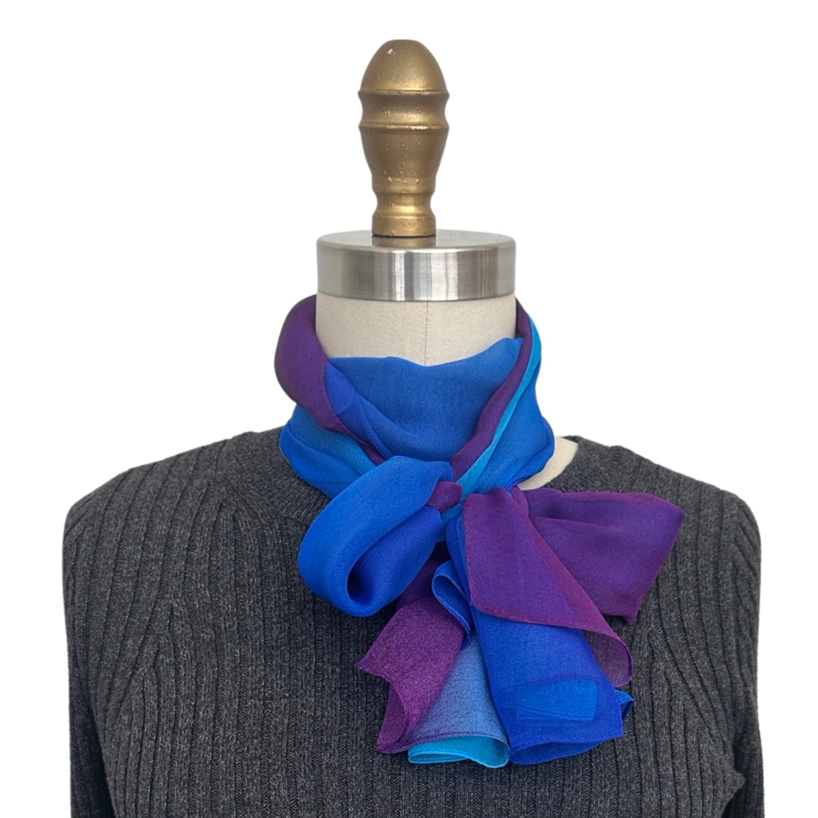 Wrapables Lightweight Sheer Solid Color Georgette Scarf