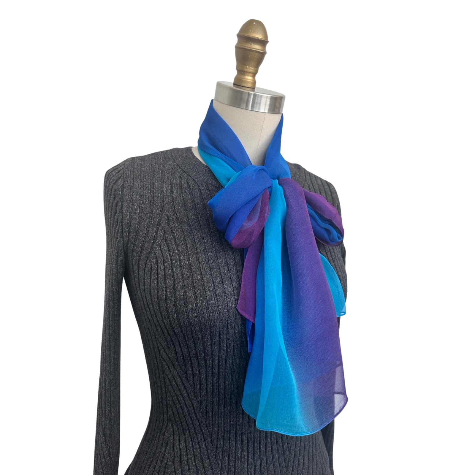 Wrapables Lightweight Sheer Solid Color Georgette Scarf