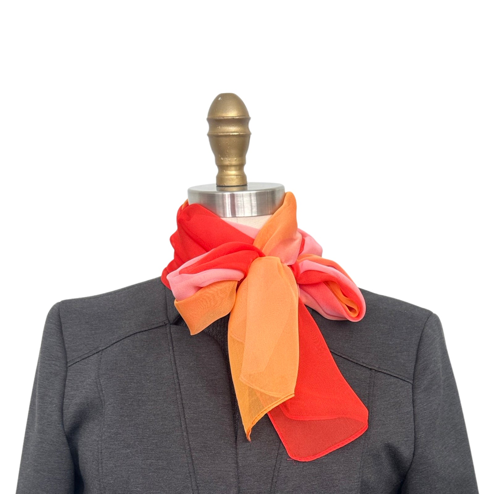 Wrapables Lightweight Sheer Solid Color Georgette Scarf