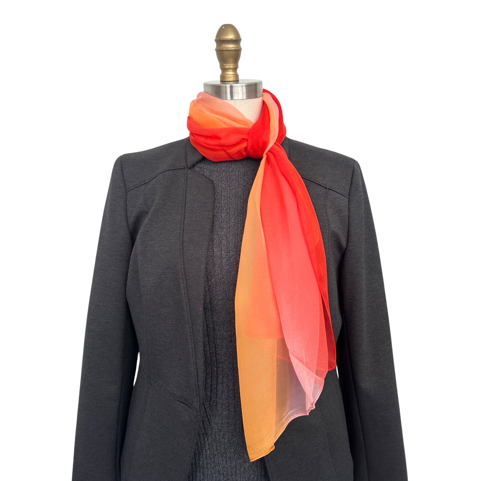 Wrapables Lightweight Sheer Solid Color Georgette Scarf