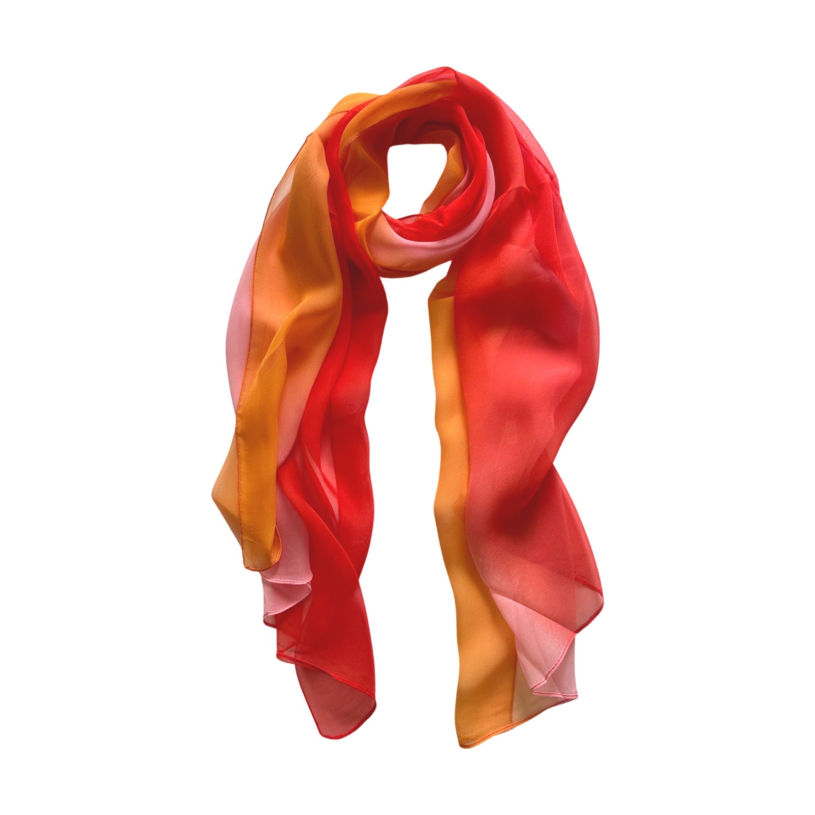 Wrapables Lightweight Sheer Solid Color Georgette Scarf