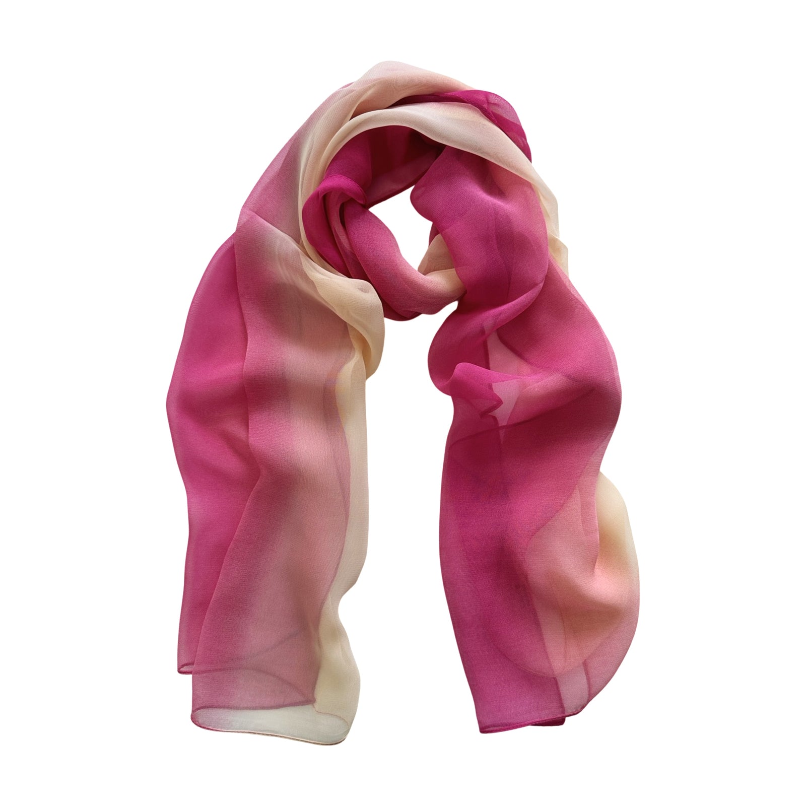 Wrapables Lightweight Sheer Solid Color Georgette Scarf