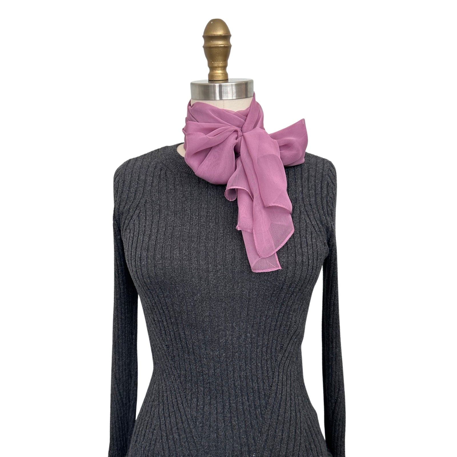 Wrapables Lightweight Sheer Solid Color Georgette Scarf