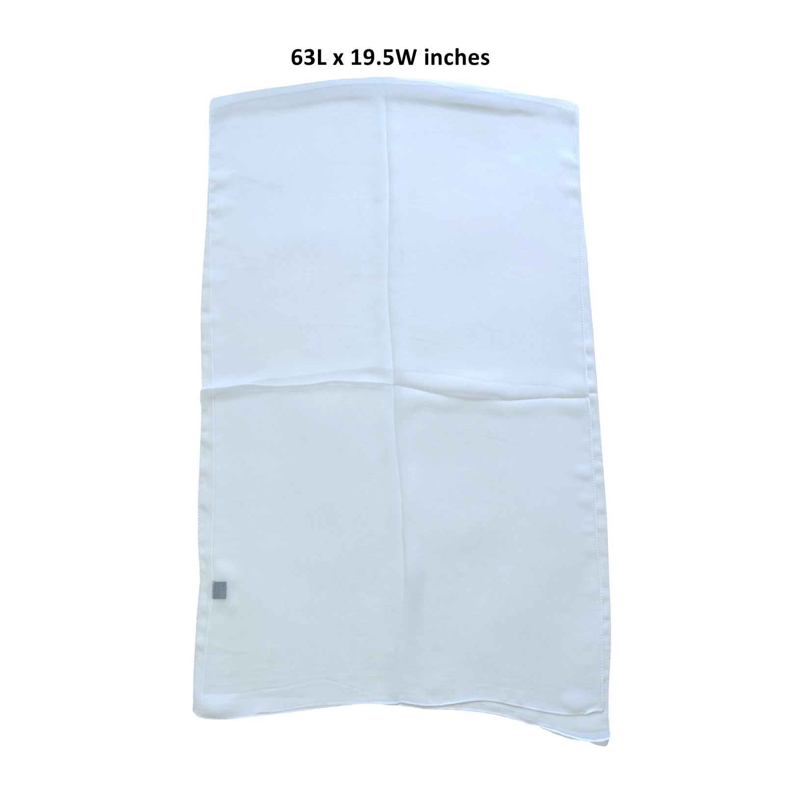 Wrapables Lightweight Sheer Solid Color Georgette Scarf