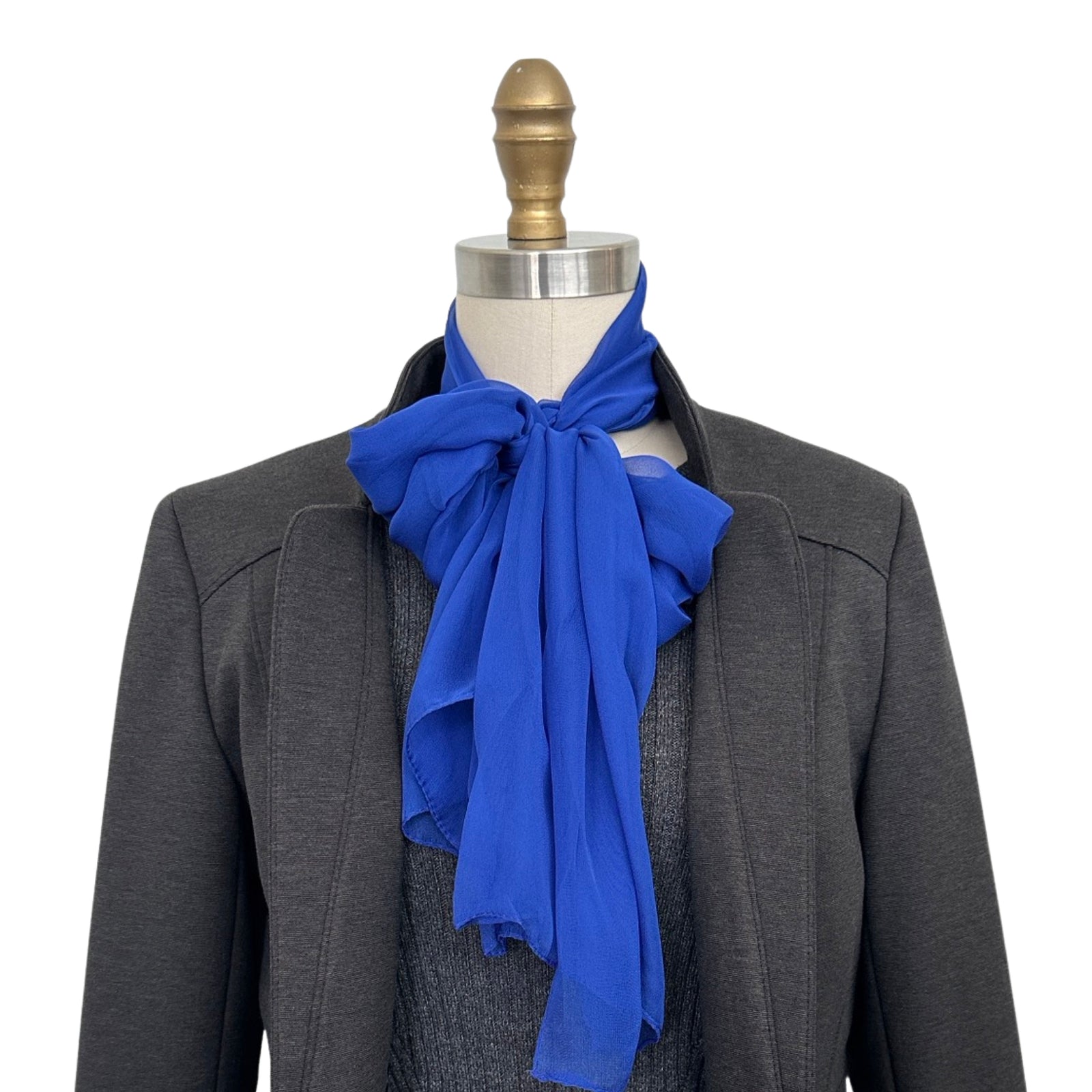 Wrapables Lightweight Sheer Solid Color Georgette Scarf