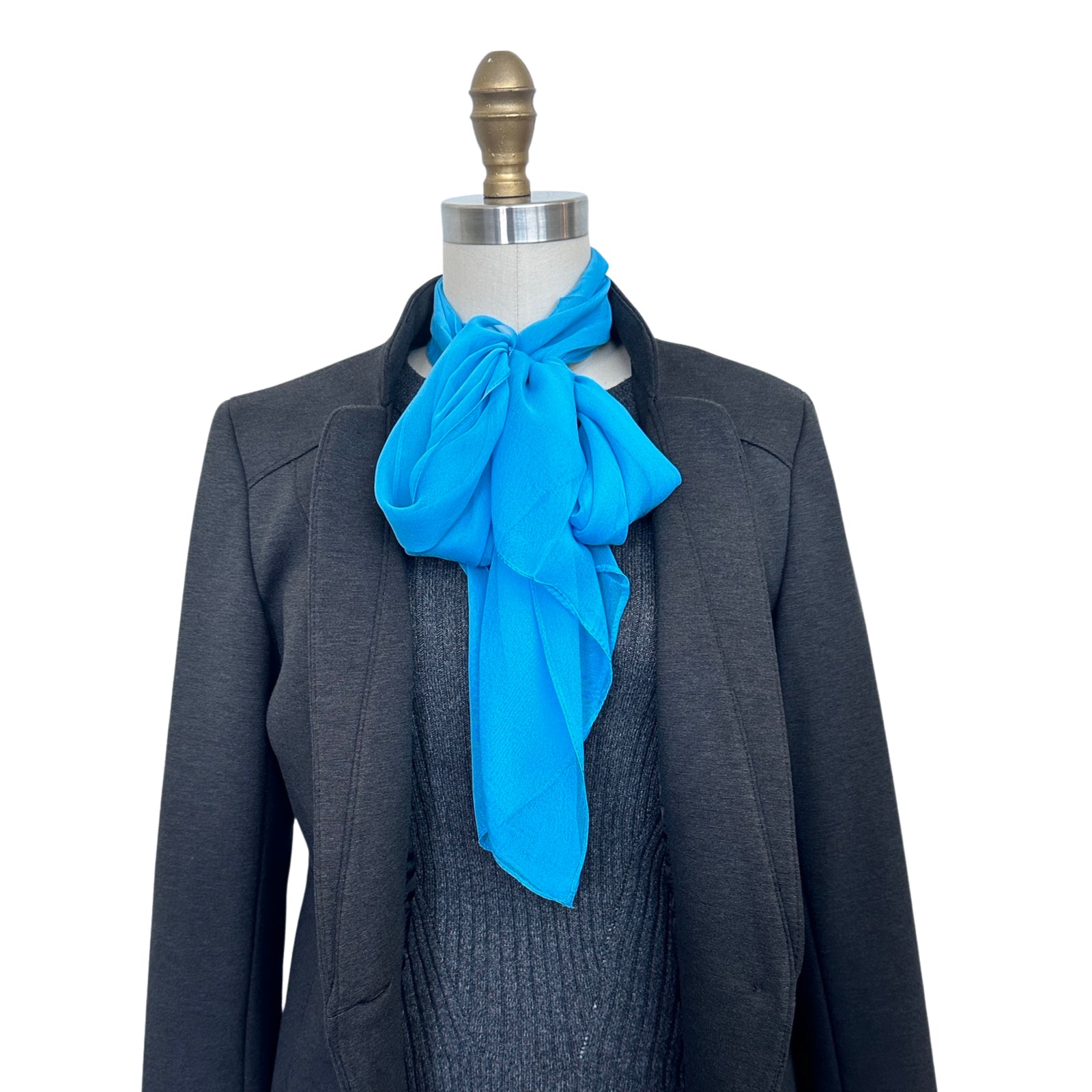Wrapables Lightweight Sheer Solid Color Georgette Scarf