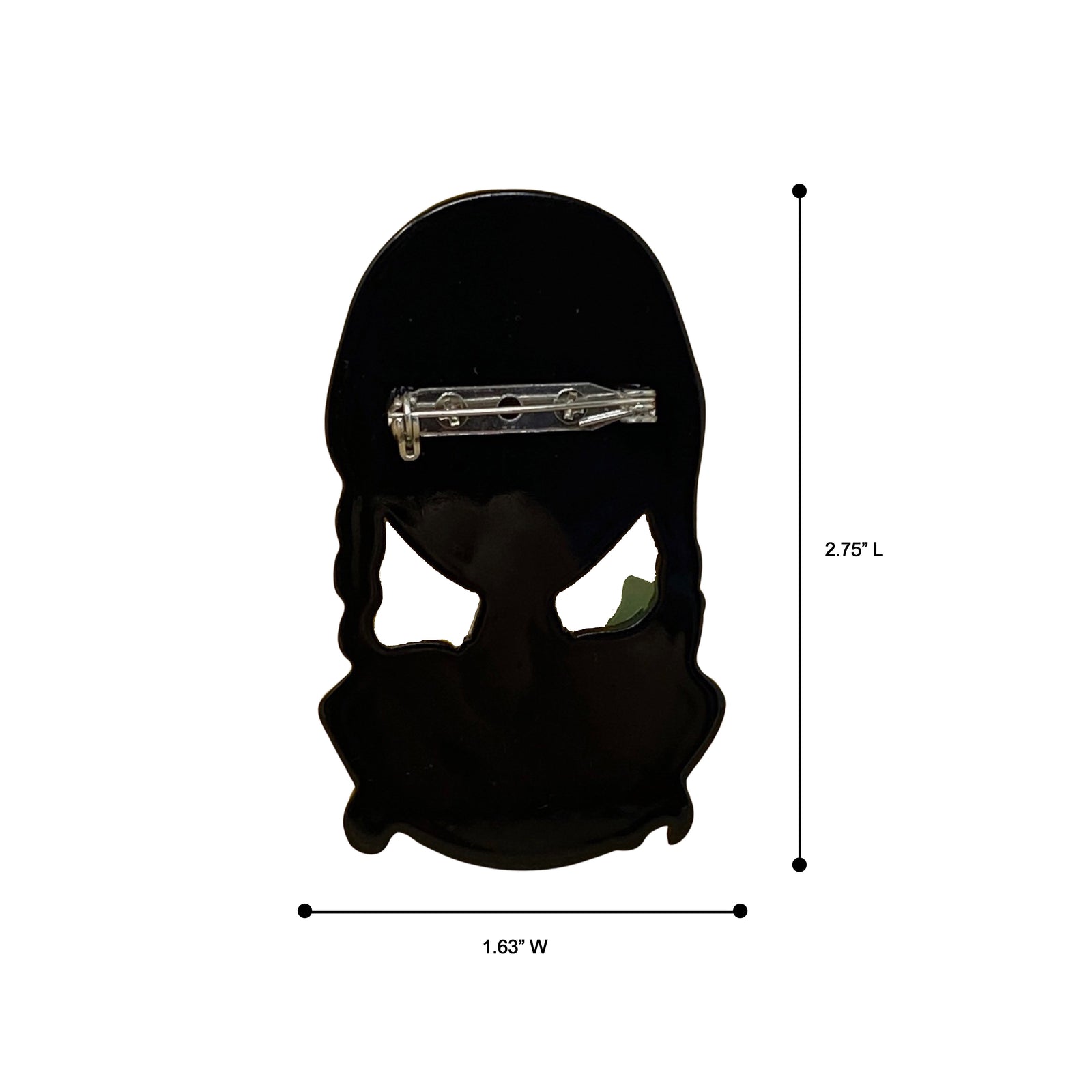Wrapables Acrylic Fashion Brooch Pin for Sweaters, Coats, Scarves, and Bags
