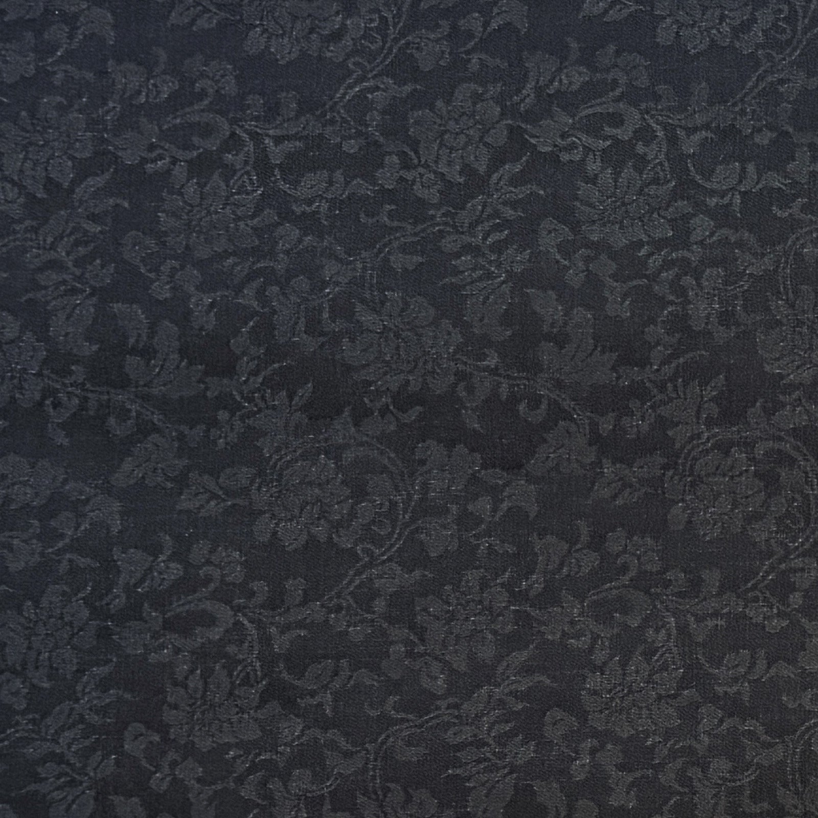 Wrapables Asian Satin Brocade Decorative Paper (Set of 3, Total 6 Sheets) - Midnight Black