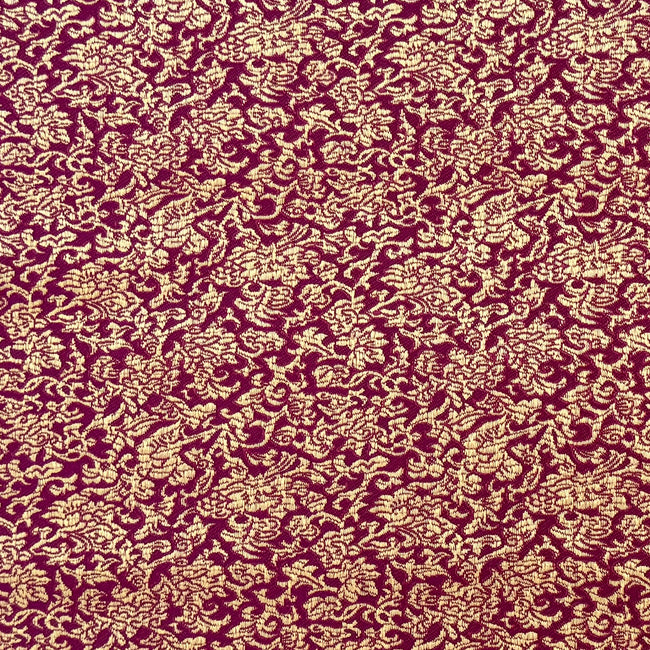 Wrapables Wild Flower Satin Brocade Decorative Paper (Set of 3, Total 6 Sheets)