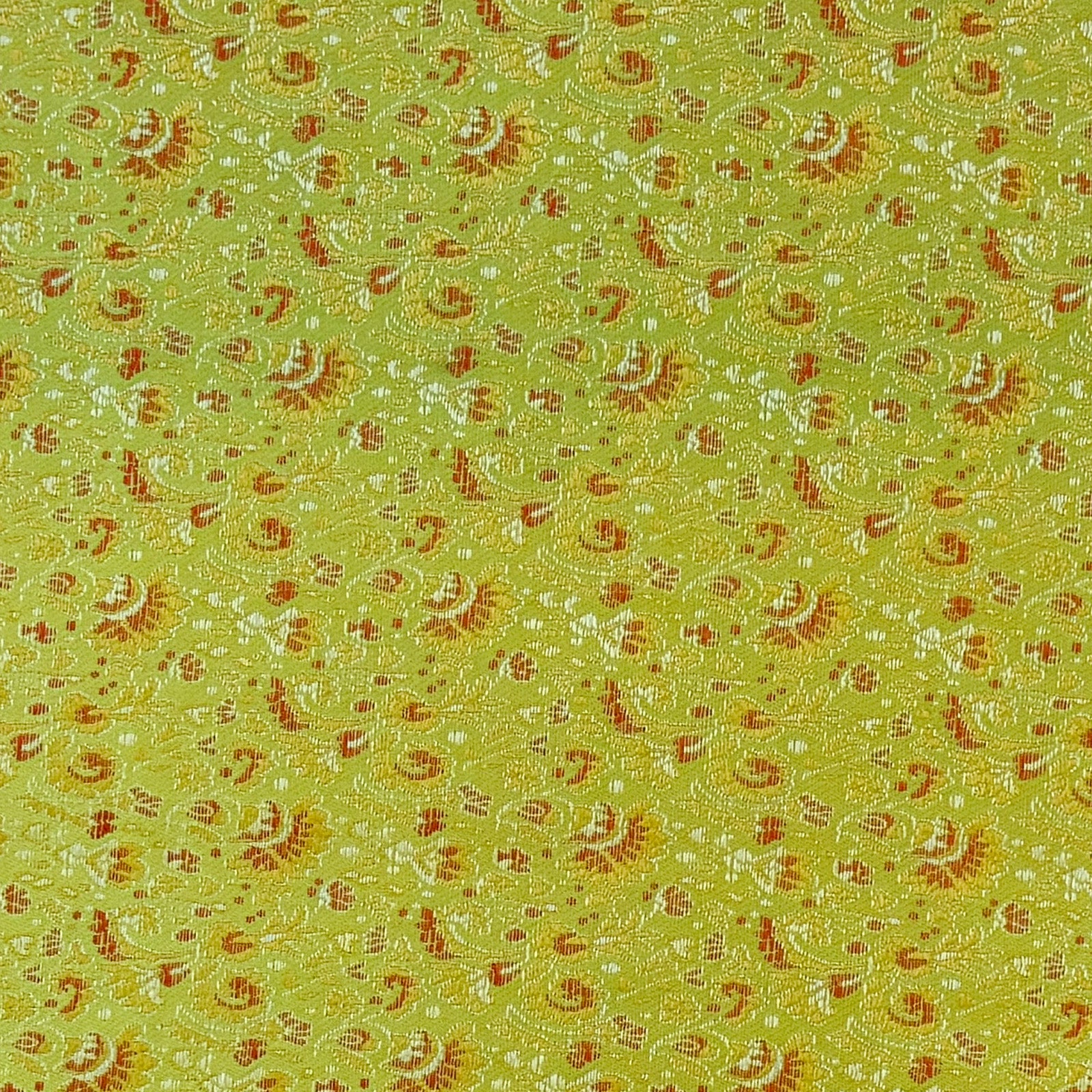 Wrapables Wild Flower Satin Brocade Decorative Paper (1 Roll, 2 Sheets), Green
