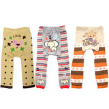 Wrapables Baby and Toddler Animal Leggings (Set of 3), 12 to 24 months, Play Time