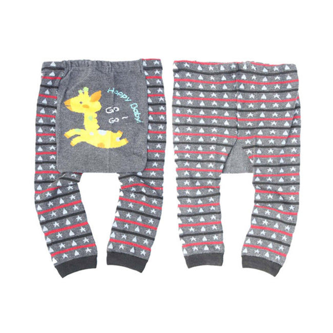 Wrapables Baby and Toddler Animal Leggings (Set of 3), 24 to 36 months, Happy Go Lucky