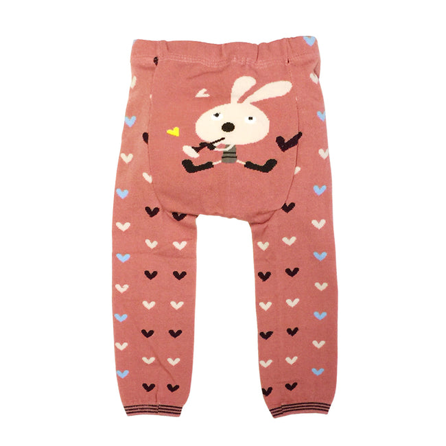 Wrapables Baby and Toddler Animal Leggings (Set of 3), 12 to 24 months, Cute in Pink