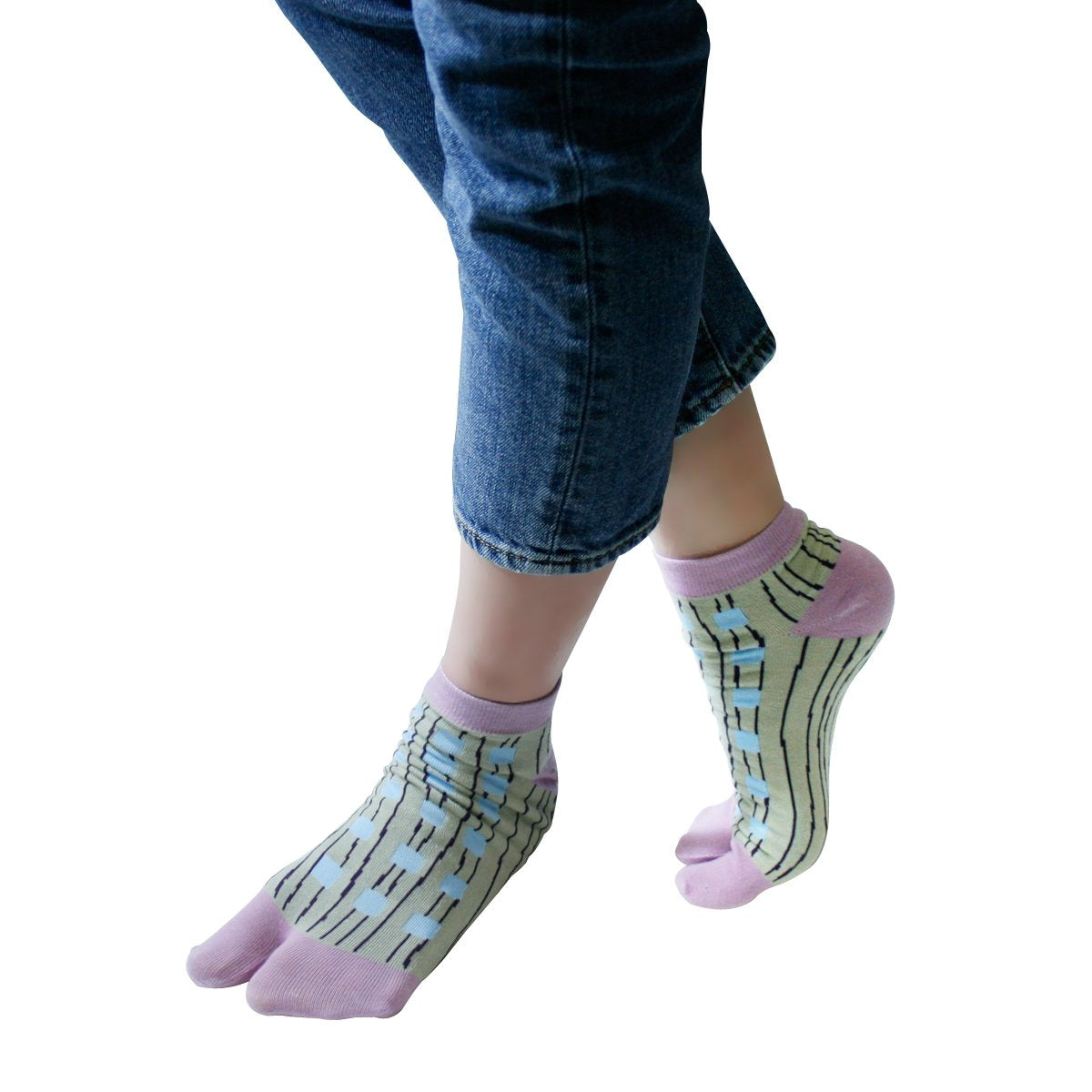 Wrapables Tabi Flip-Flop Socks (Set of 3)