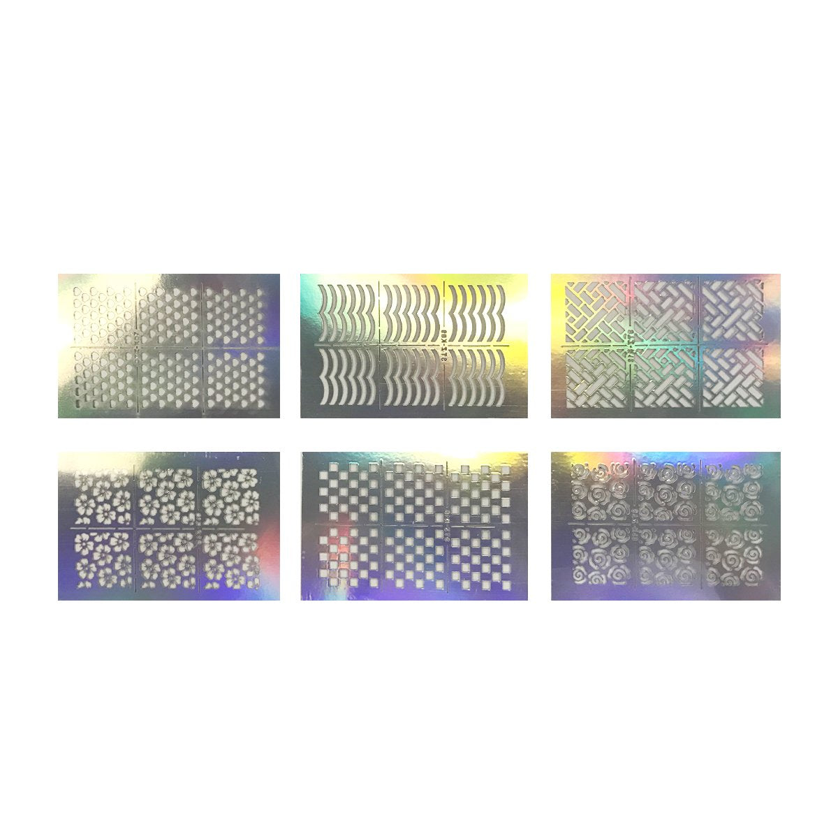 Wrapables 24 Designs Holographic Manicure Nail Art