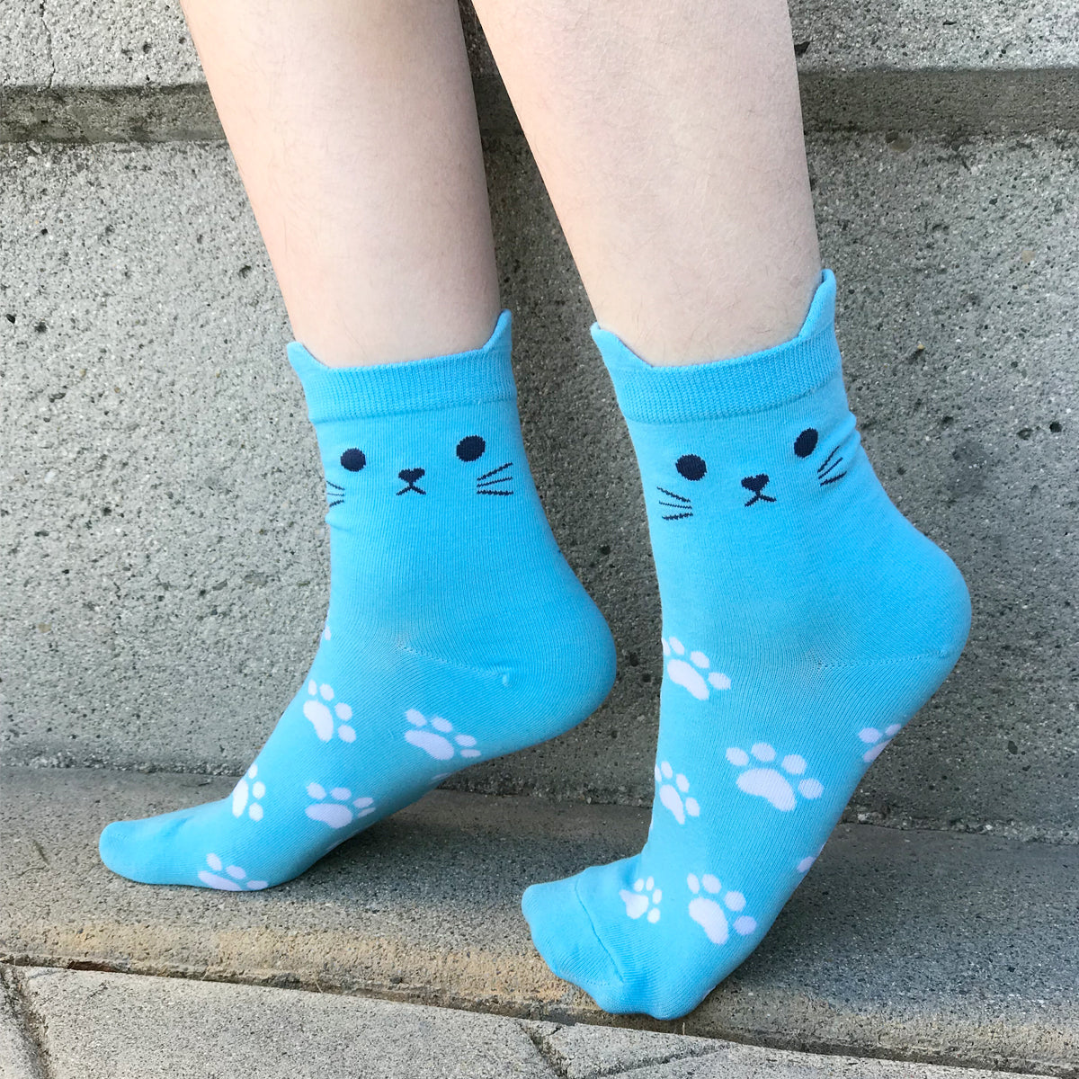Wrapables Novelty Animal Print Crew Socks (Set of 5)