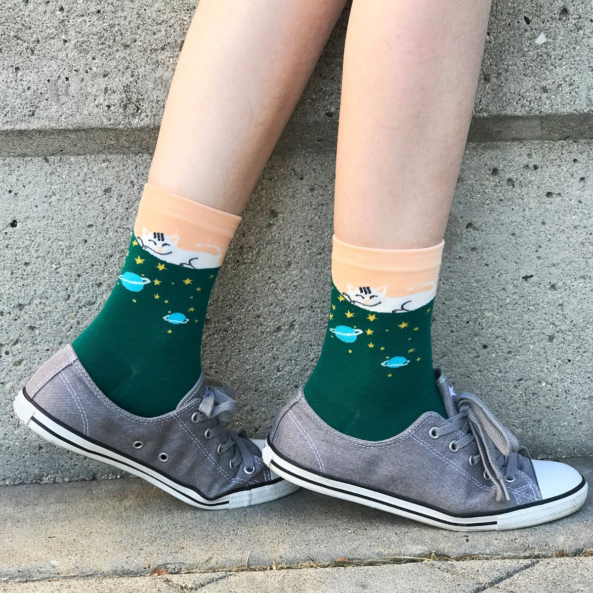 Wrapables Novelty Animal Print Crew Socks (Set of 5)