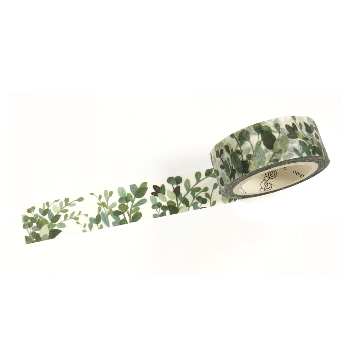 Wrapables Flowers and Greens Washi Masking Tape, 15mm x 7m