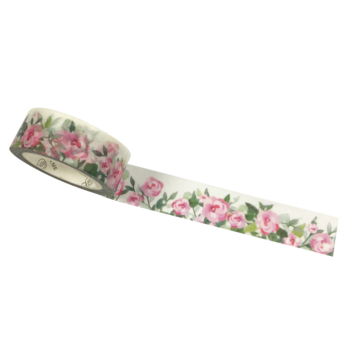 Wrapables Flowers and Greens Washi Masking Tape, 15mm x 7m