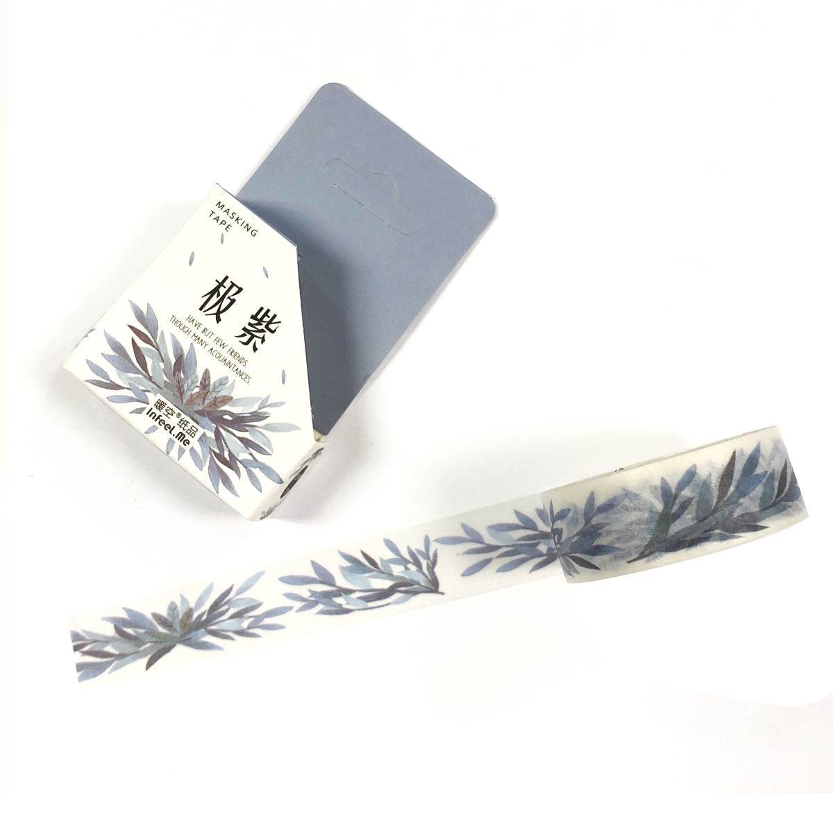 Wrapables Flowers and Greens Washi Masking Tape, 15mm x 7m