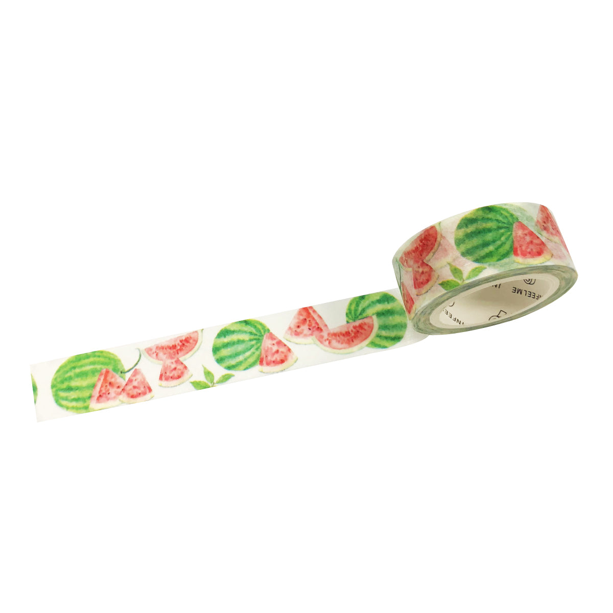 Wrapables Flowers and Greens Washi Masking Tape, 15mm x 7m