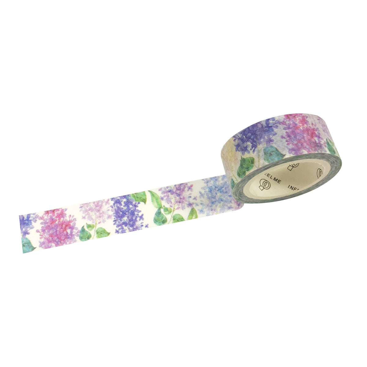 Wrapables Flowers and Greens Washi Masking Tape, 15mm x 7m
