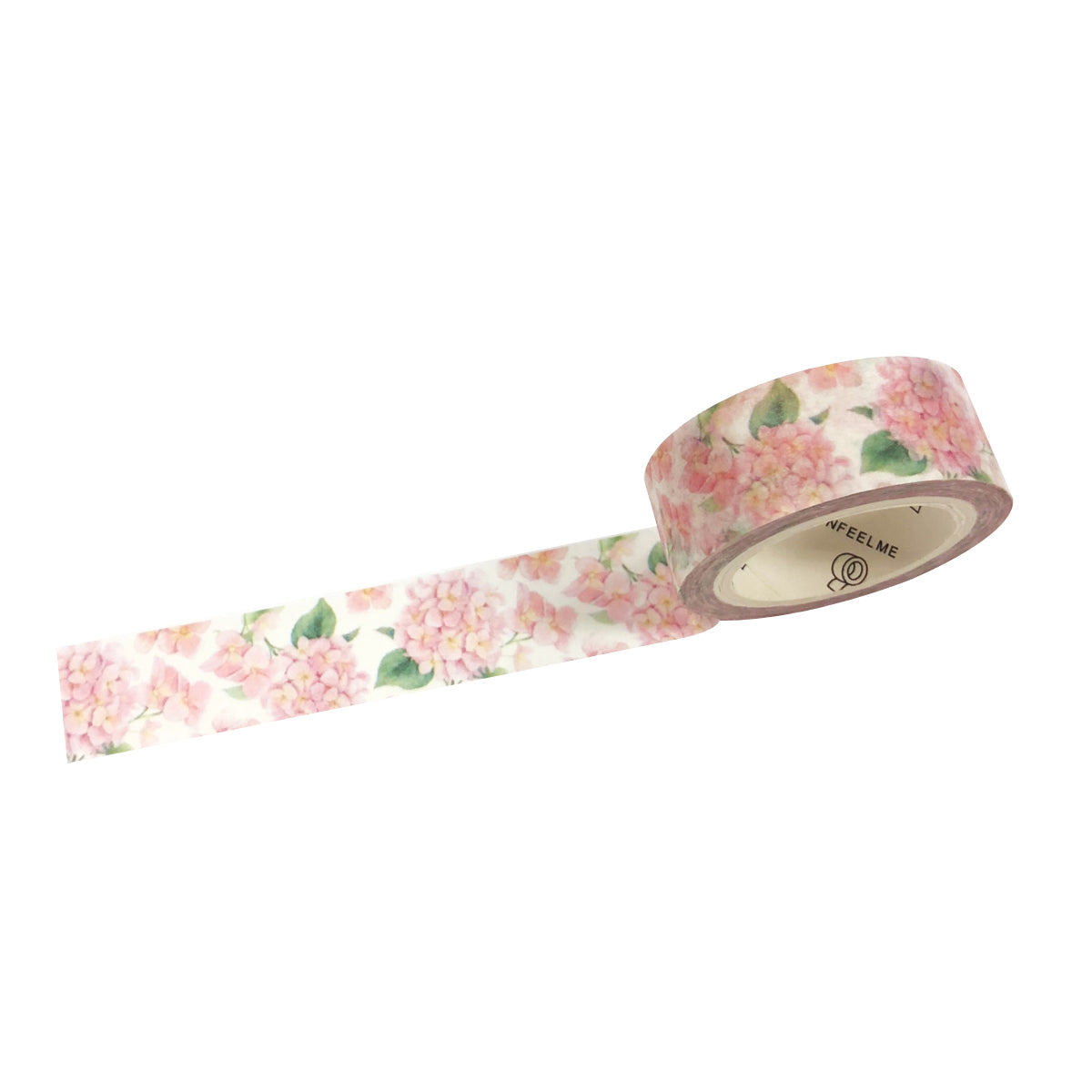 Wrapables Flowers and Greens Washi Masking Tape, 15mm x 7m