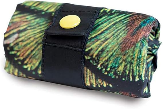 LOQI National Geographic Indian Peafowl Reusable Shopping Bag