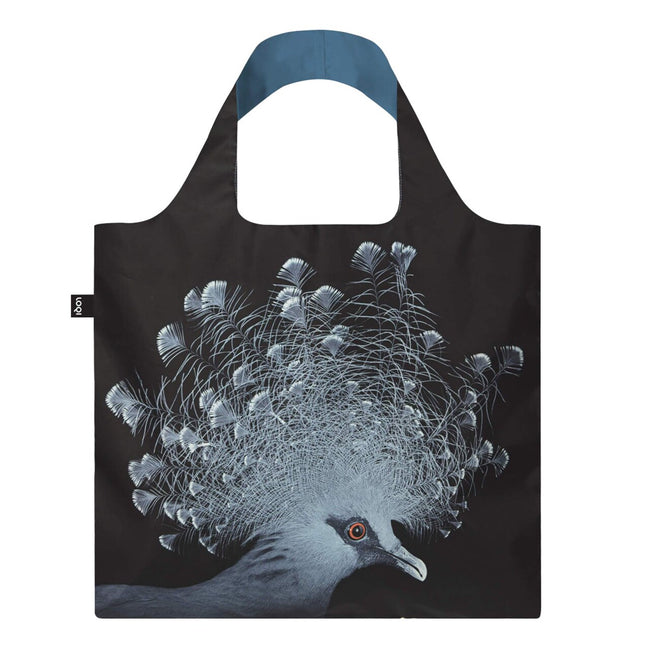 LOQI National Geographic Crowned Pigeon Reusable Shopping Bag