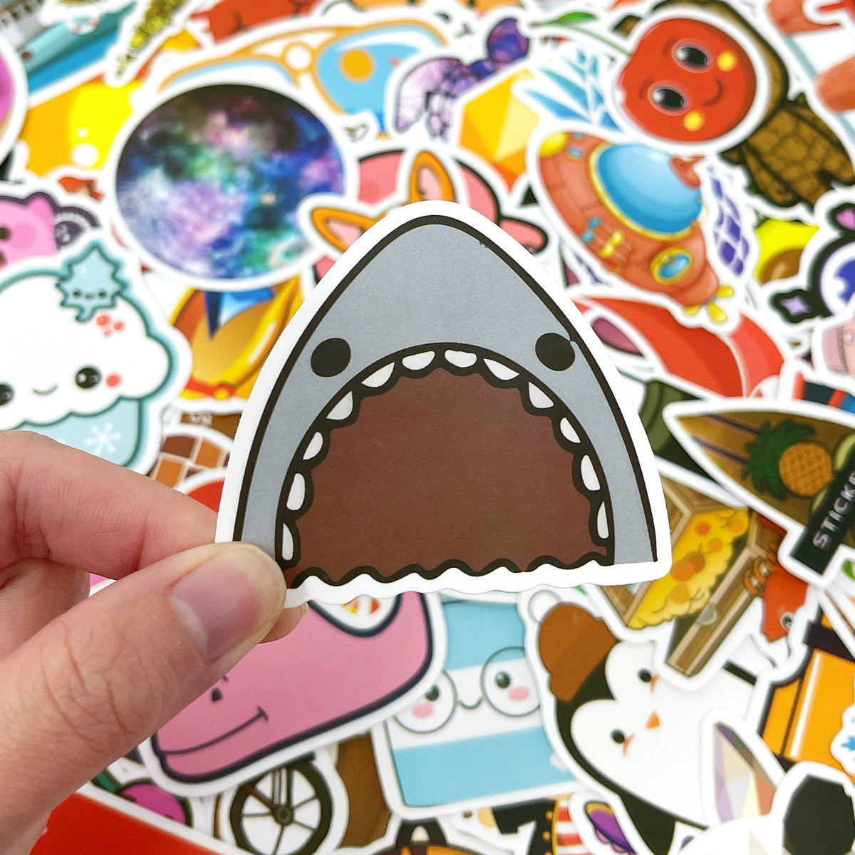 Wrapables Waterproof Vinyl Stickers for Water Bottles, Laptop, Phones, Skateboards, Decals for Teens