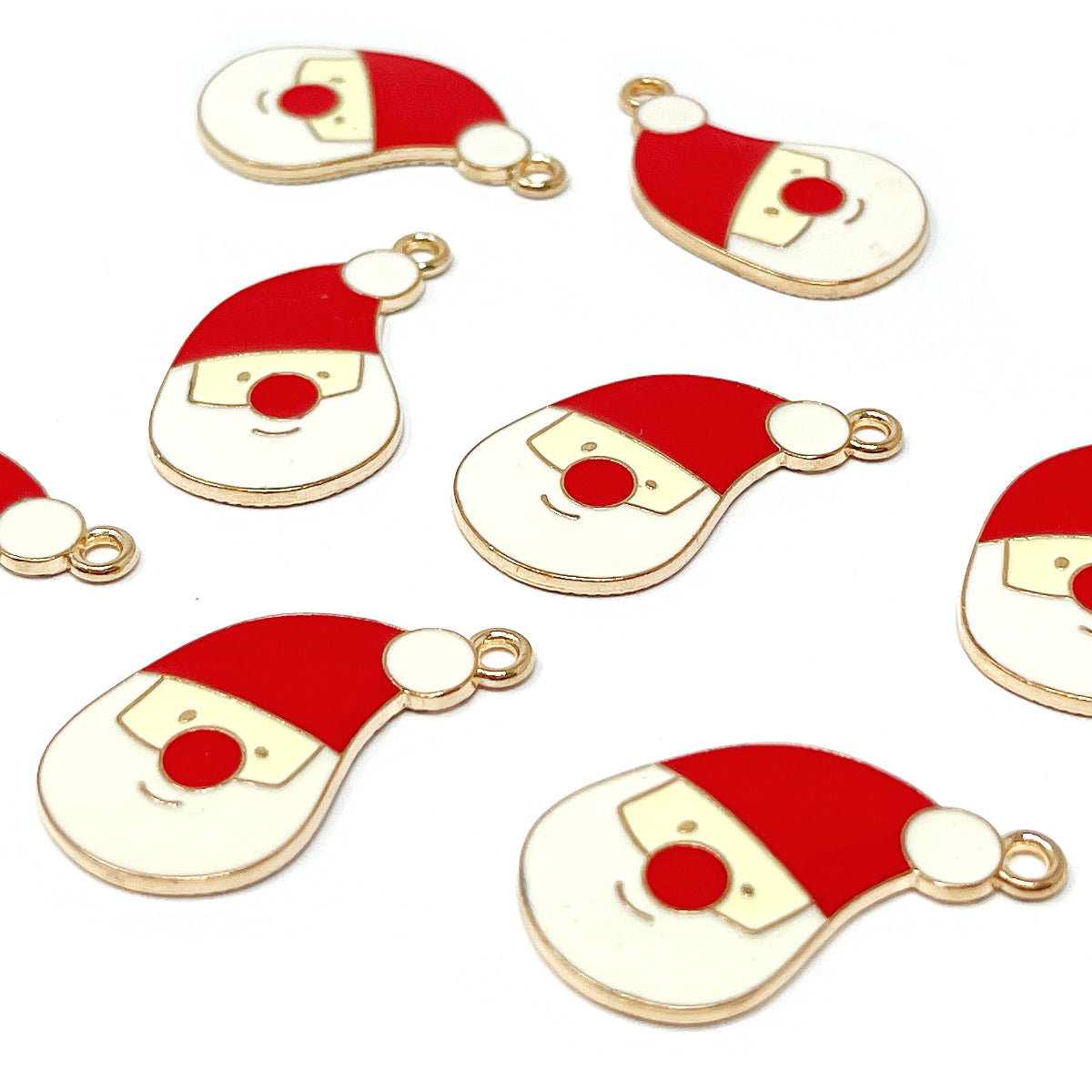 Wrapables Holiday Pendant Charms for Jewelry Making (Set of 10)