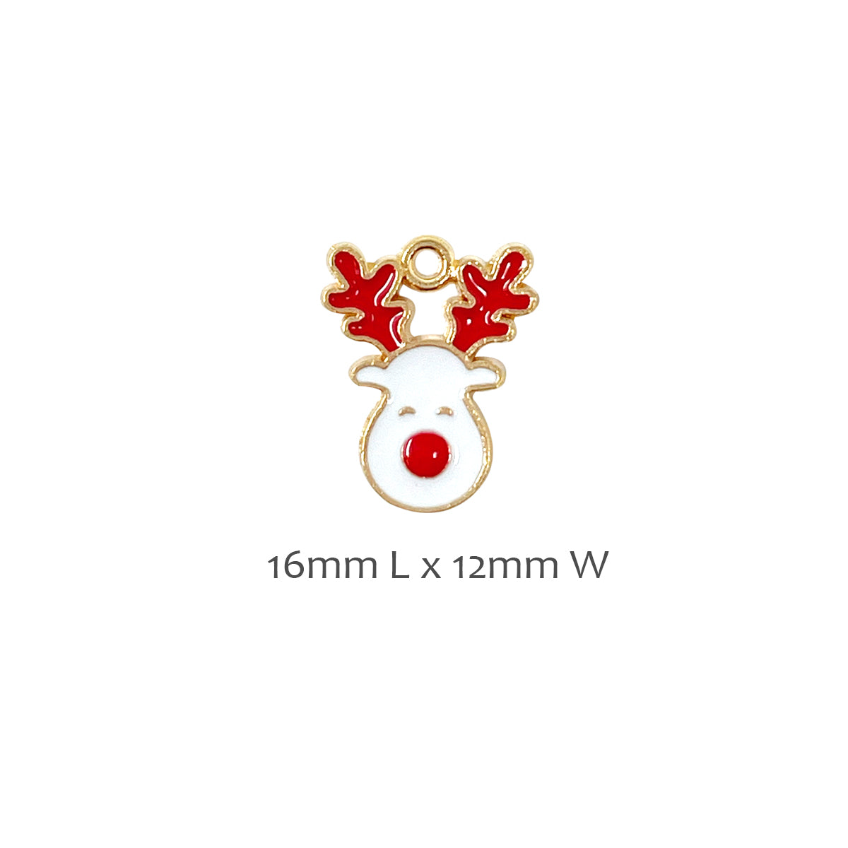 Wrapables Holiday Pendant Charms for Jewelry Making (Set of 10)