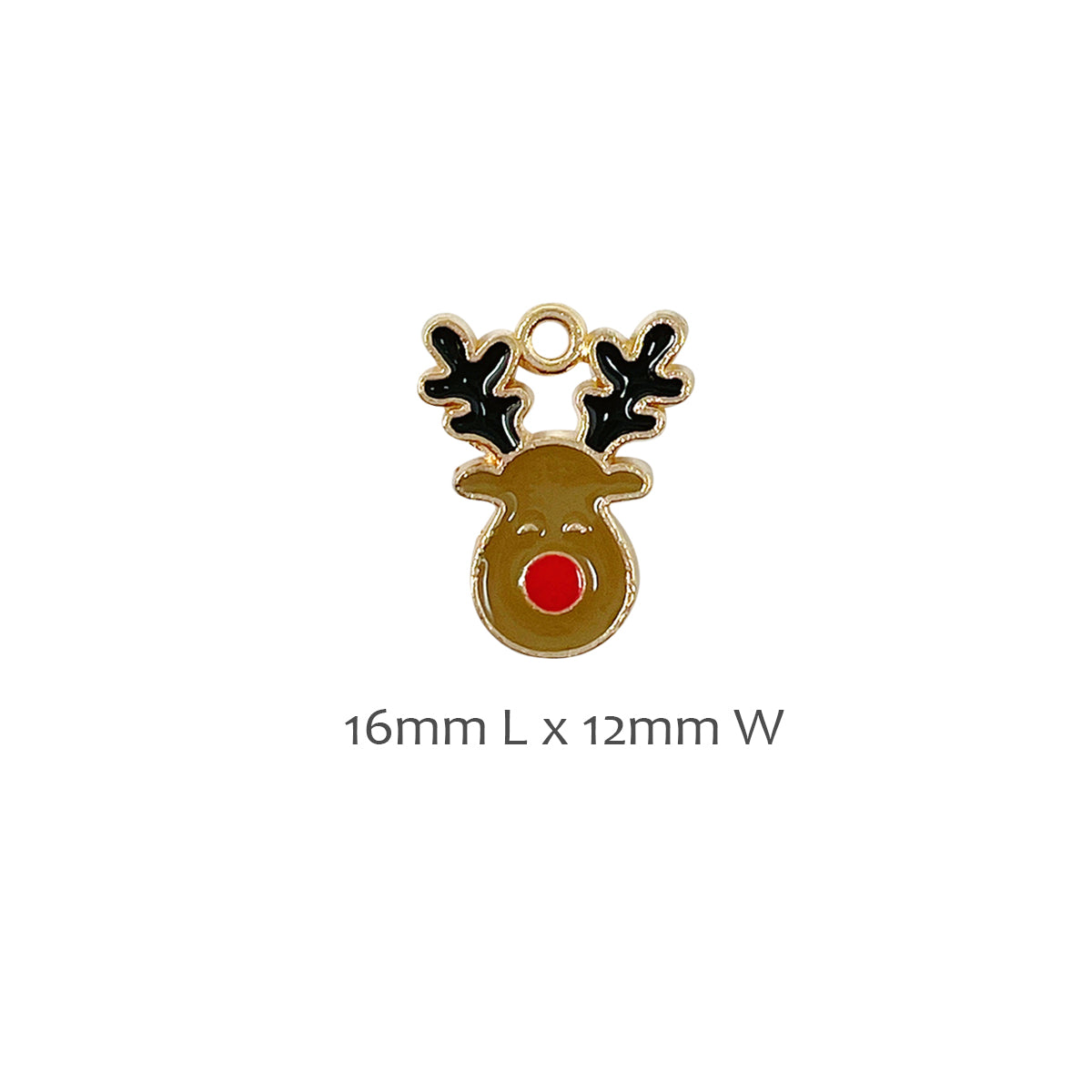 Wrapables Holiday Pendant Charms for Jewelry Making (Set of 10)