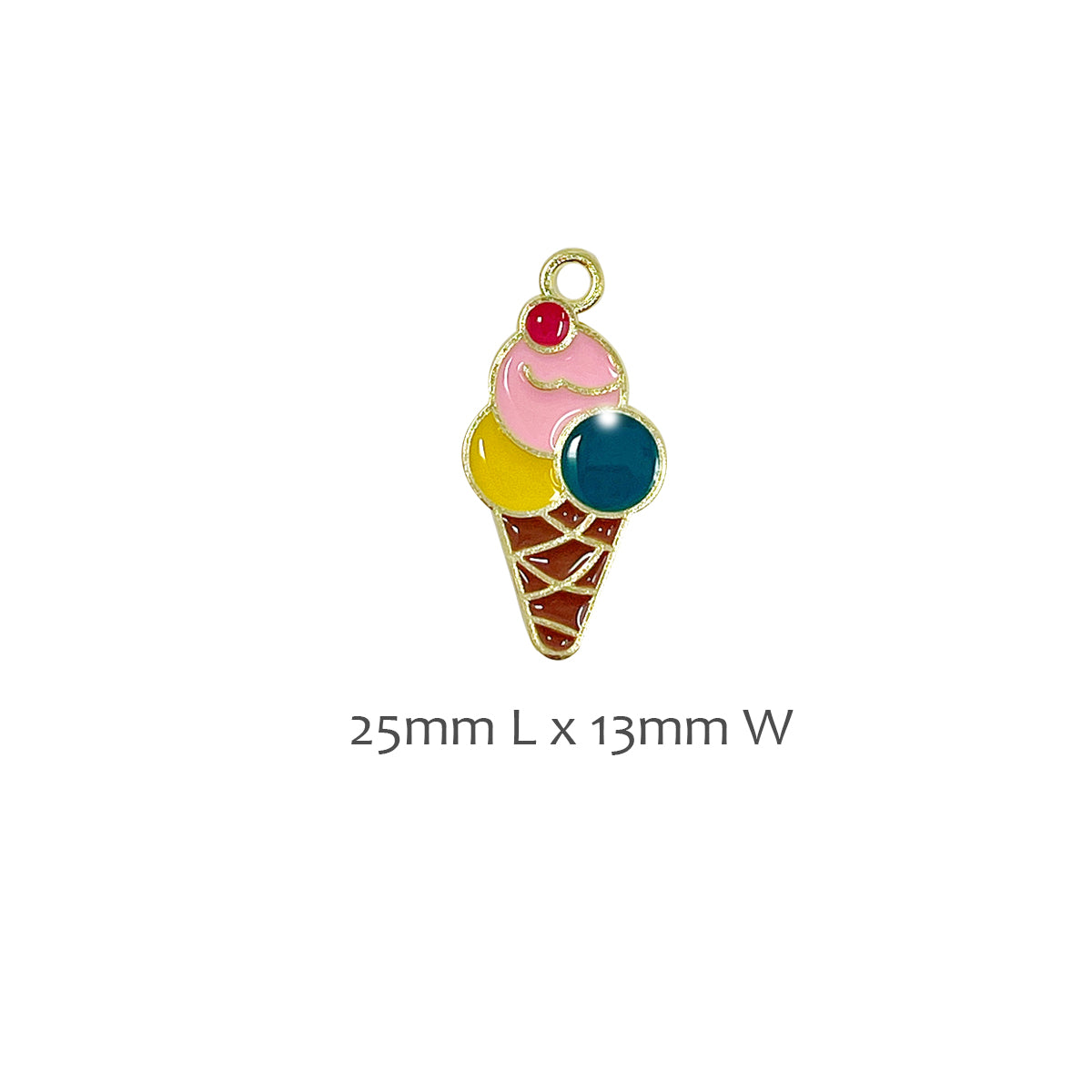 Wrapables Jewelry Charms for Jewelry Making Enamel Pendants (Set of 10)