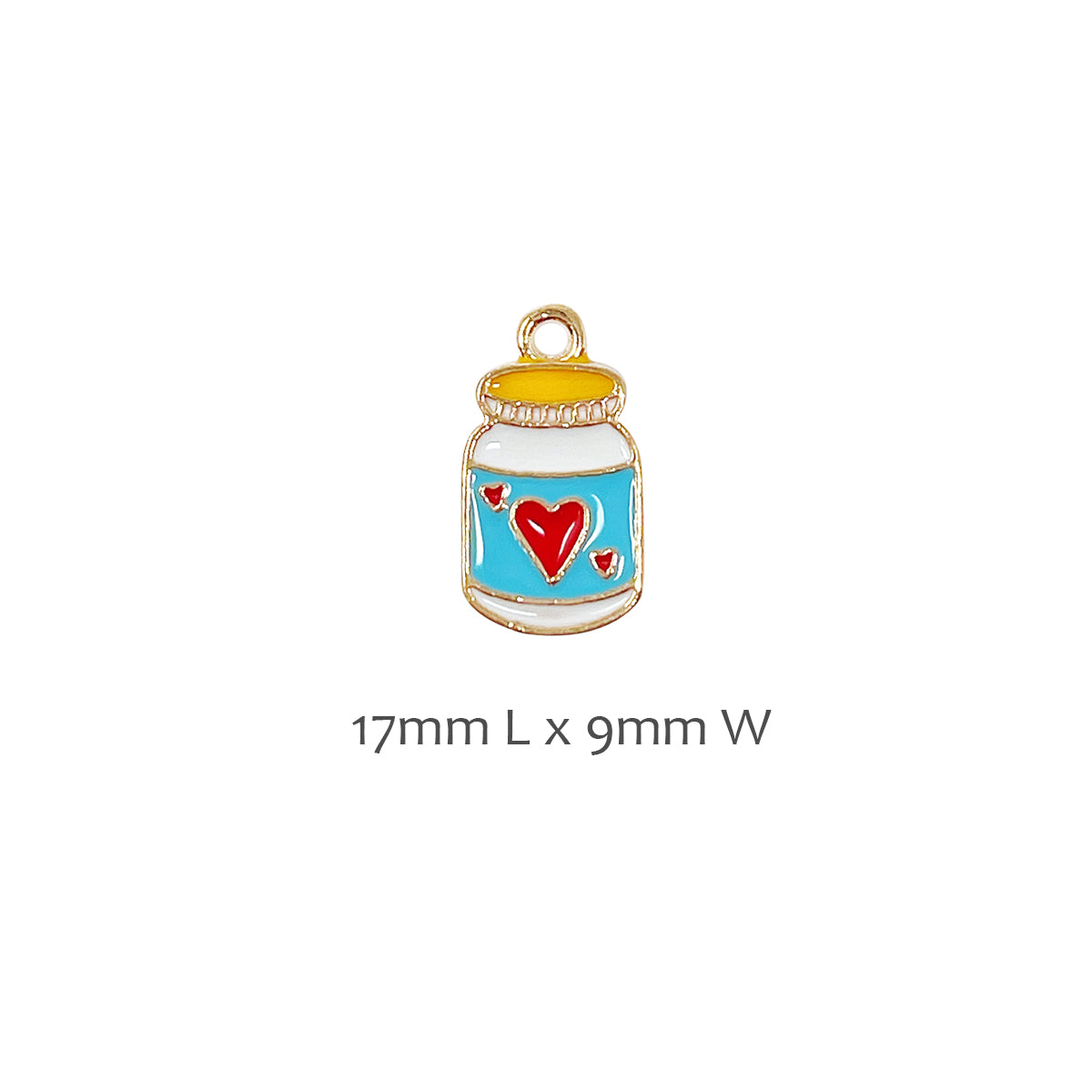 Wrapables Jewelry Charms for Jewelry Making Enamel Pendants (Set of 10)