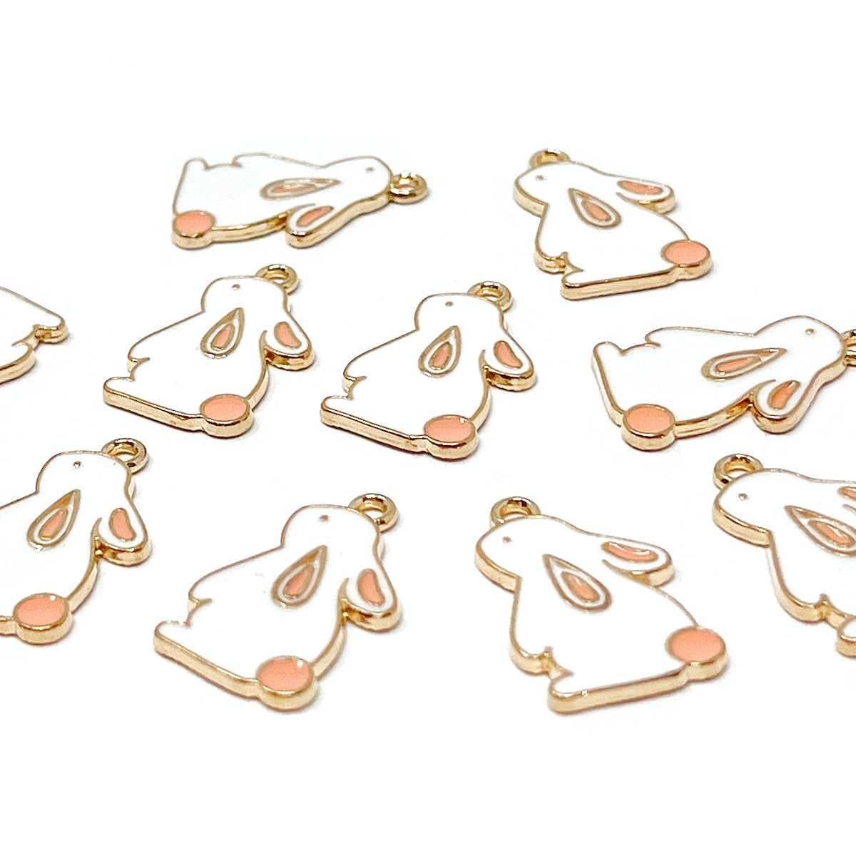 Wrapables Jewelry Charms for Jewelry Making Enamel Pendants (Set of 10)