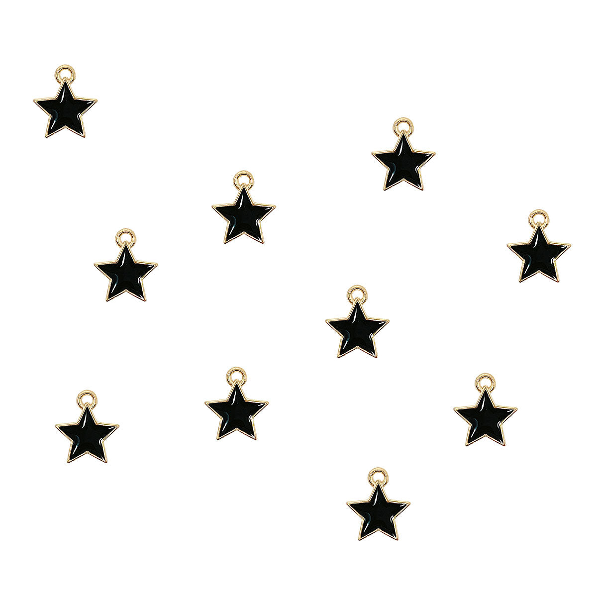 Wrapables 6MM Jewelry Charm Pendant for Jewelry Making Set of 10