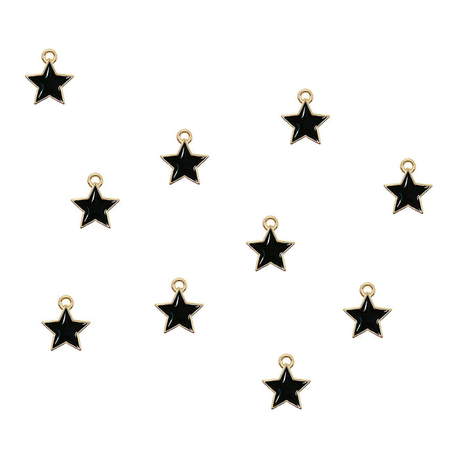 Wrapables 6MM Jewelry Charm Pendant for Jewelry Making Set of 10