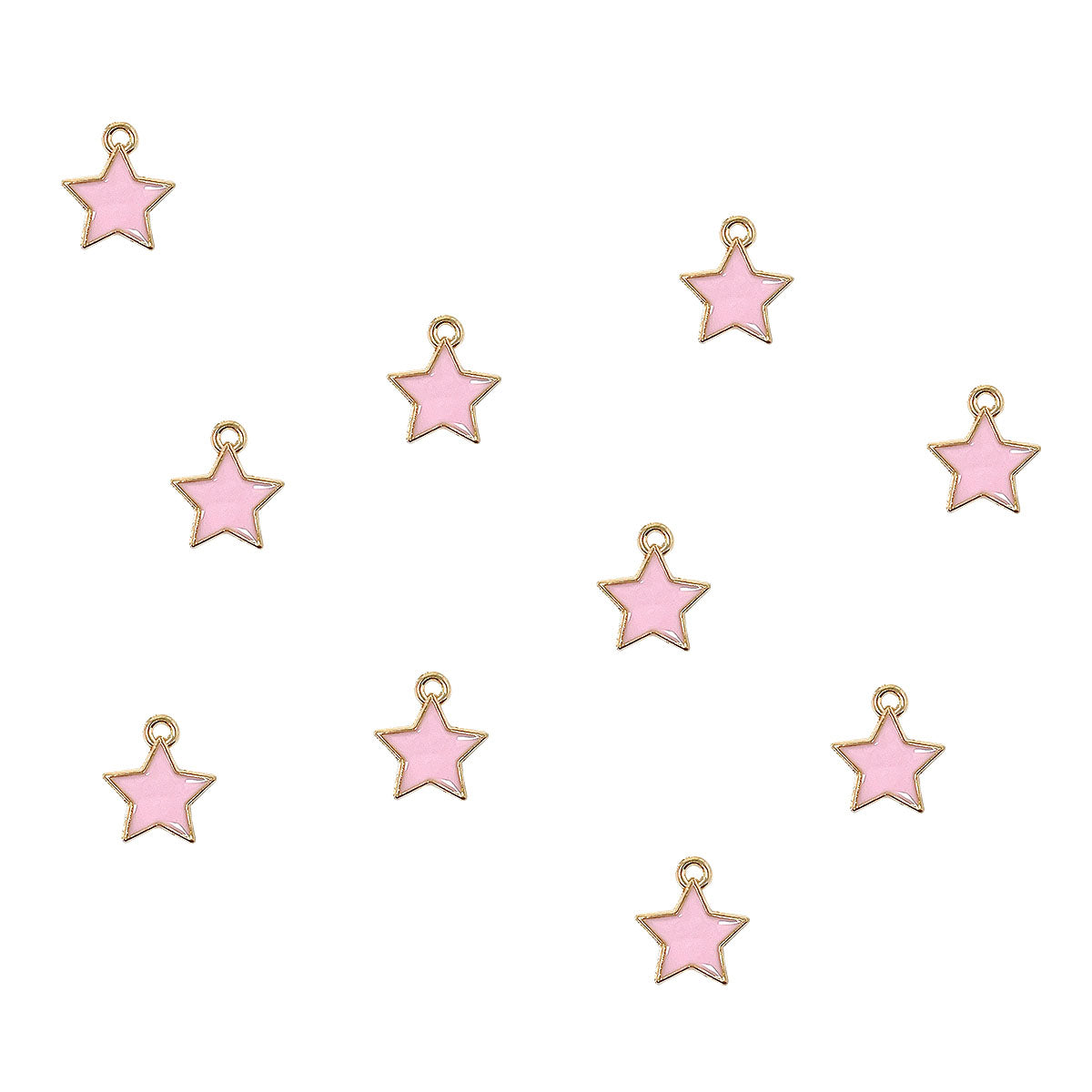 Wrapables 6MM Jewelry Charm Pendant for Jewelry Making Set of 10
