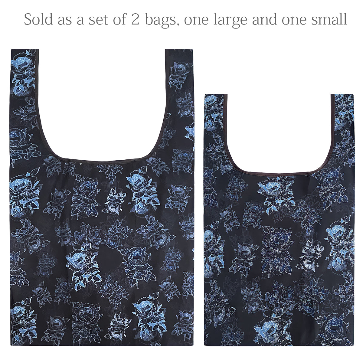 Wrapables JoliBag Nylon Reusable Grocery Bag, Set of 6