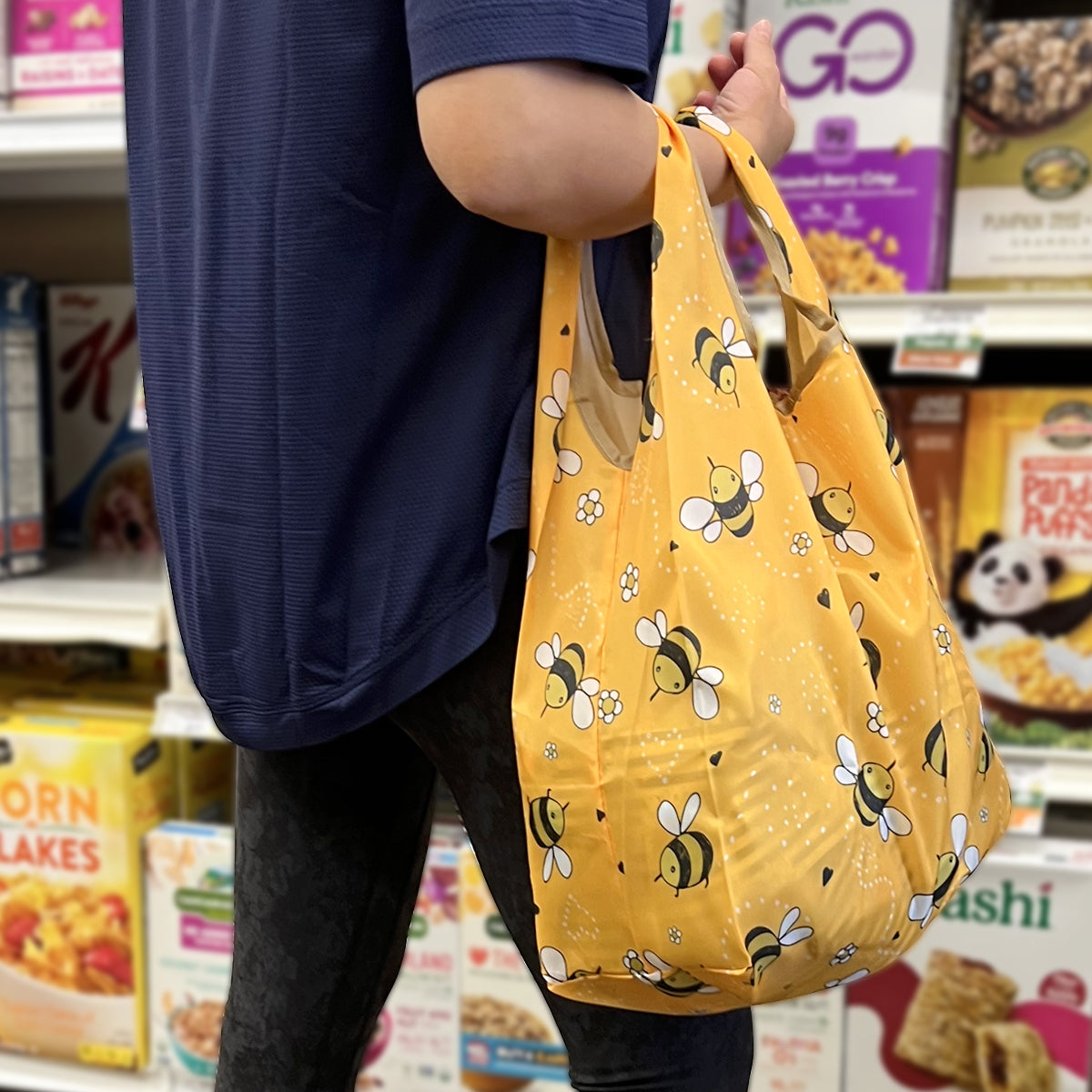 Wrapables JoliBag Nylon Reusable Grocery Bag, Set of 6