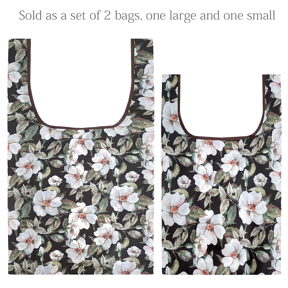 Wrapables JoliBag Nylon Reusable Grocery Bag, Set of 6