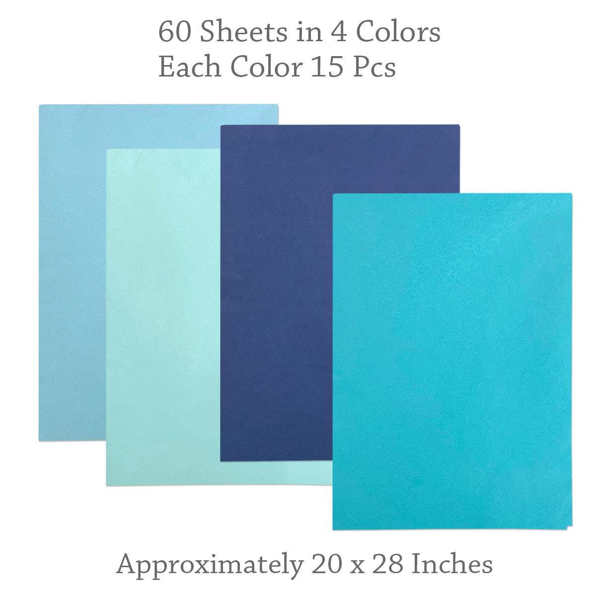 Wrapables Tissue Paper 20 x 28 Inch for Gift Wrapping, Arts & Crafts, Paper Flowers, Garlands, Tassels (60 Sheets)