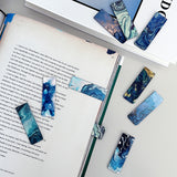 Wrapables Magnetic Bookmarks, Page Marker, Page Clips Reading Supplies (Set of 30), Ocean