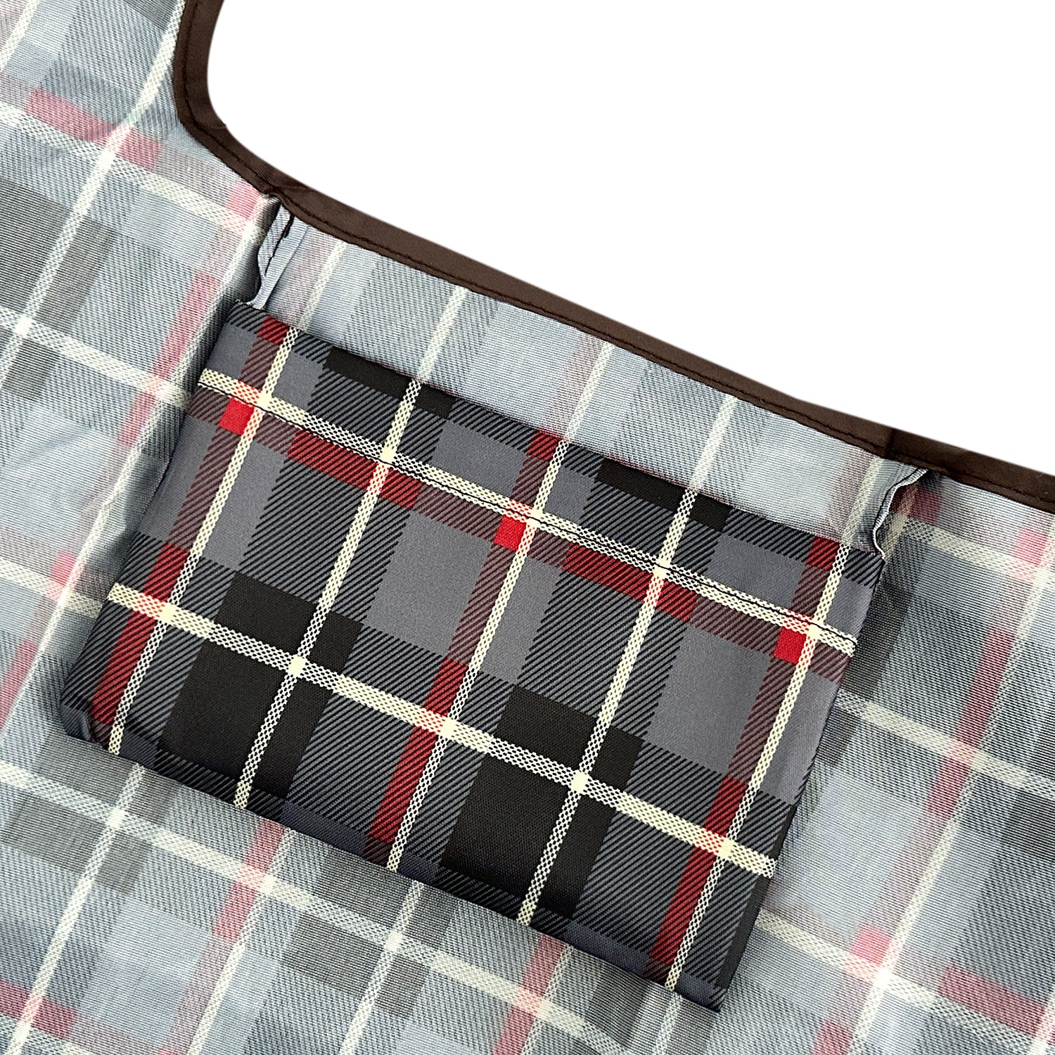 Wrapables Large & Small Foldable Tote Nylon Reusable Grocery Bags, Set of 2