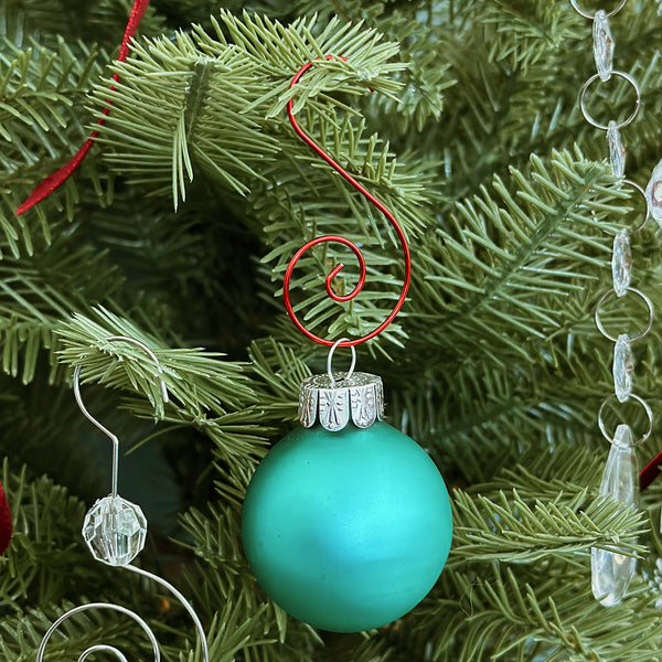 Wrapables Christmas Tree Ornament Hooks, S-Shaped Swirl Hooks for Hang