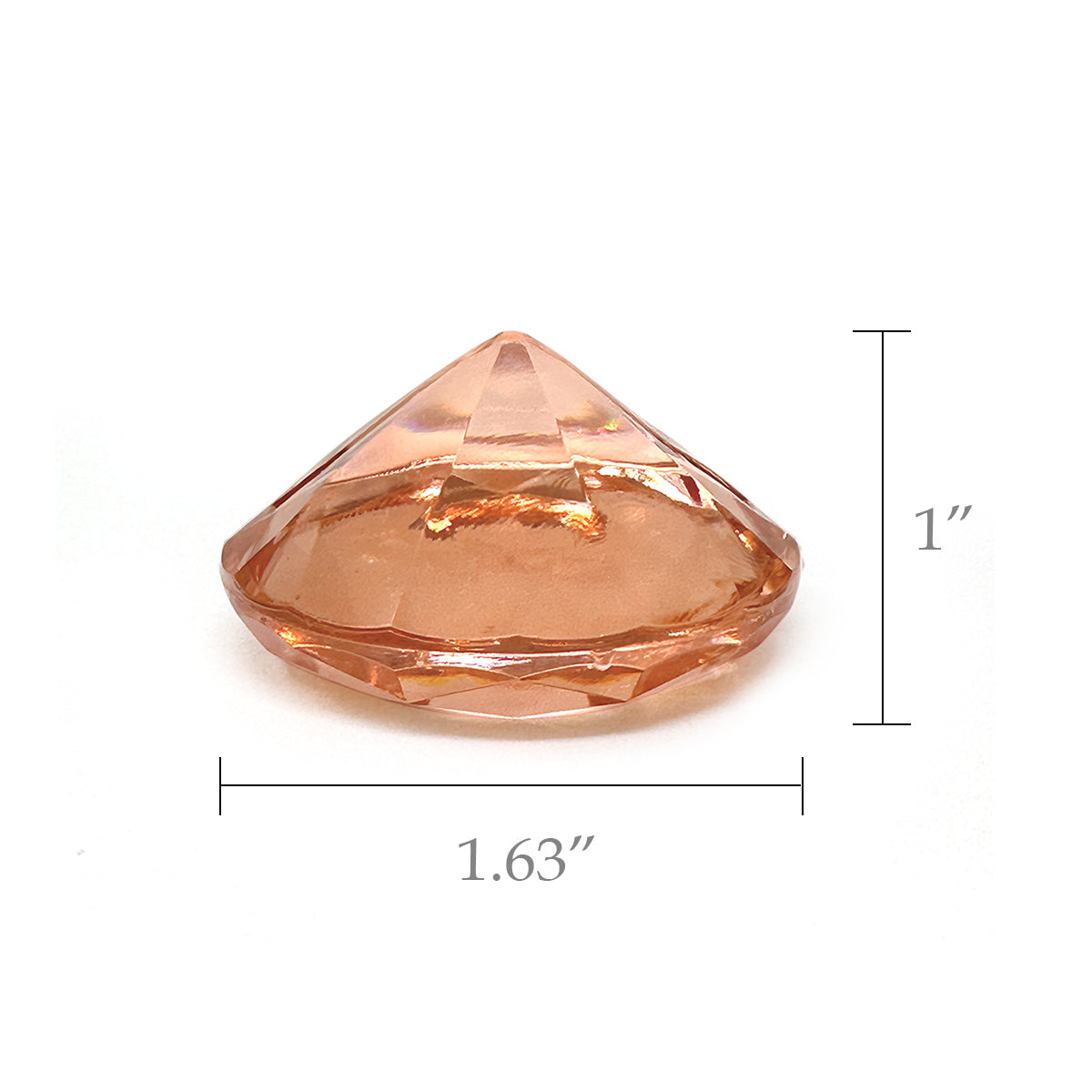 Wrapables Acrylic Diamond Place Card Holders for Wedding, Parties, Holidays, Special Events Table Decor (12pcs)