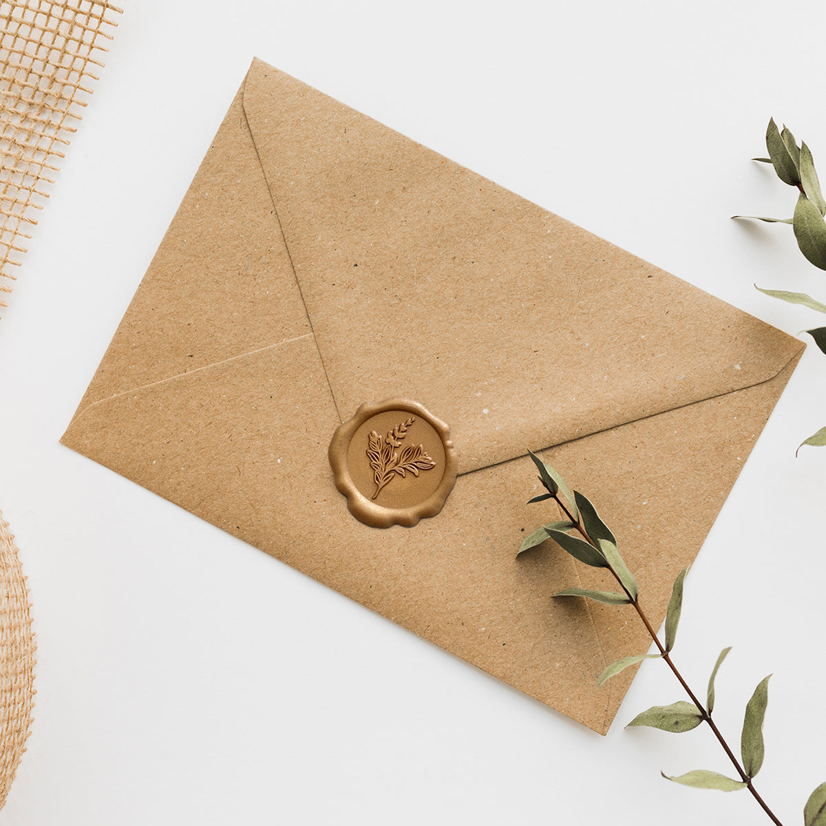 Wrapables Adhesive Wax Seal Stickers for Envelopes, Wedding Invitations, Christmas Packages, Gifts, Parties (30pcs)